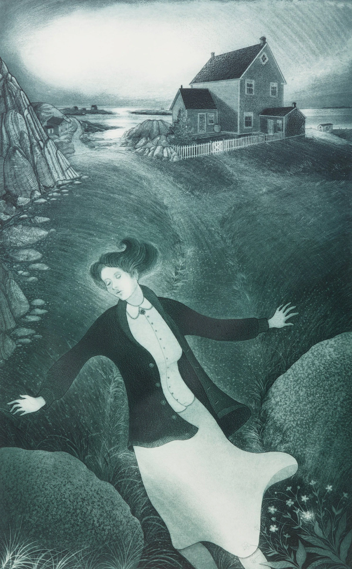 Molly Glover on Bragg's Island by David Lloyd Blackwood