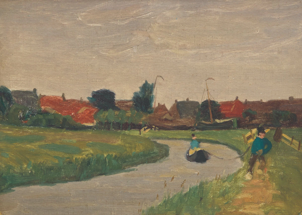 Along the Tow Path by James Wilson Morrice
