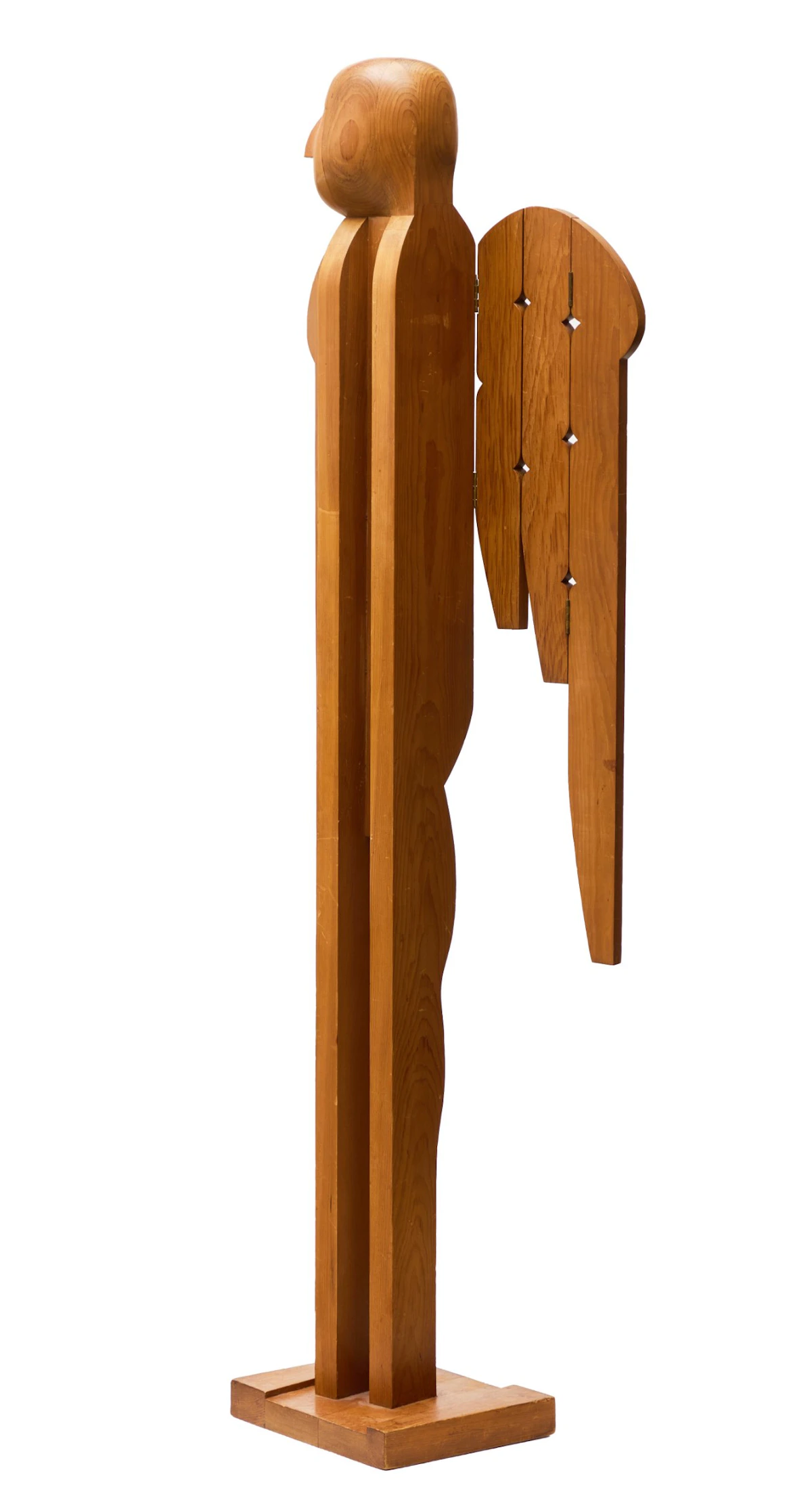 Anne Kahane, Icarus 3, carved wood, 1974 - view 4