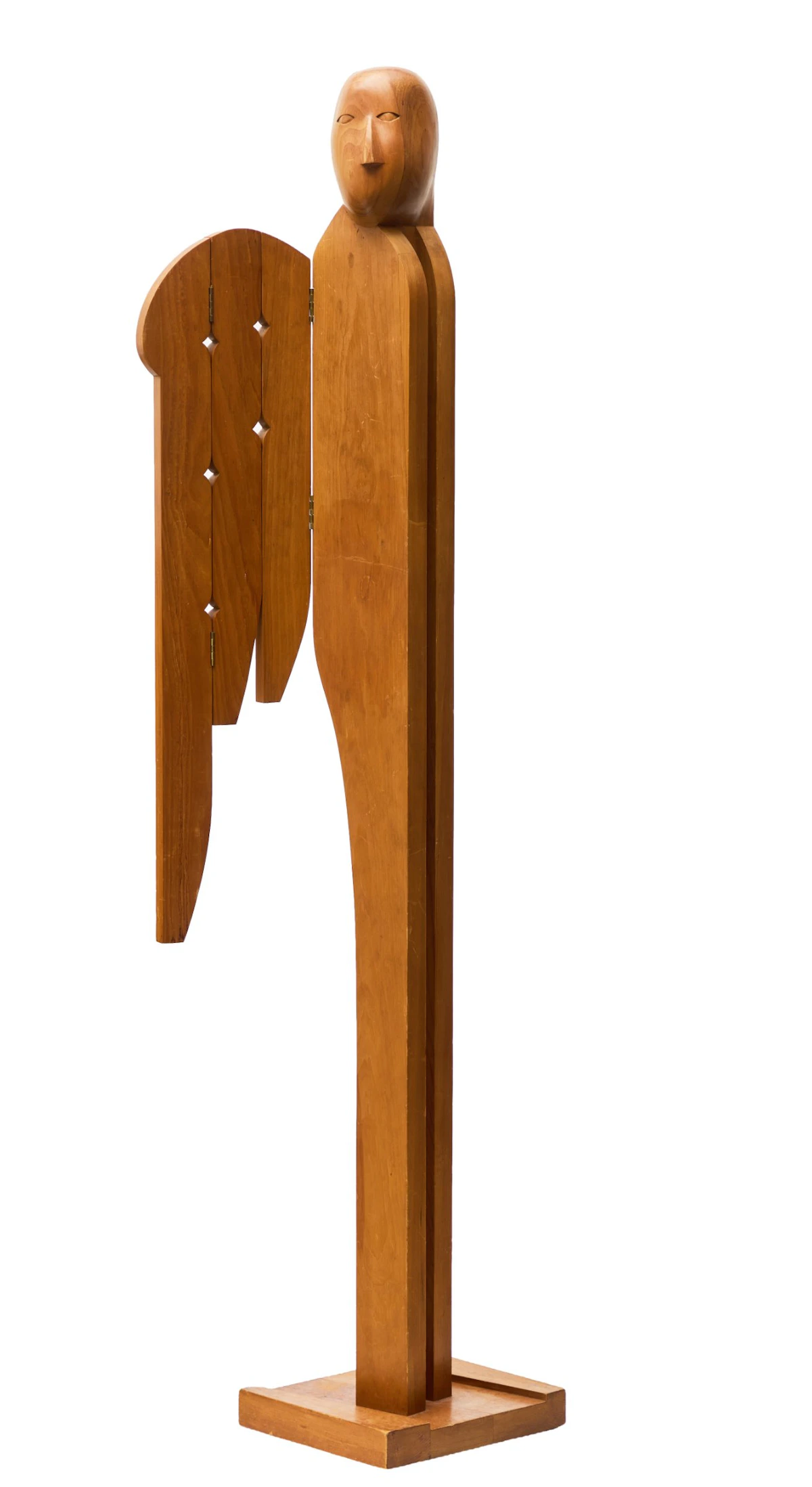 Anne Kahane, Icarus 3, carved wood, 1974 - view 3