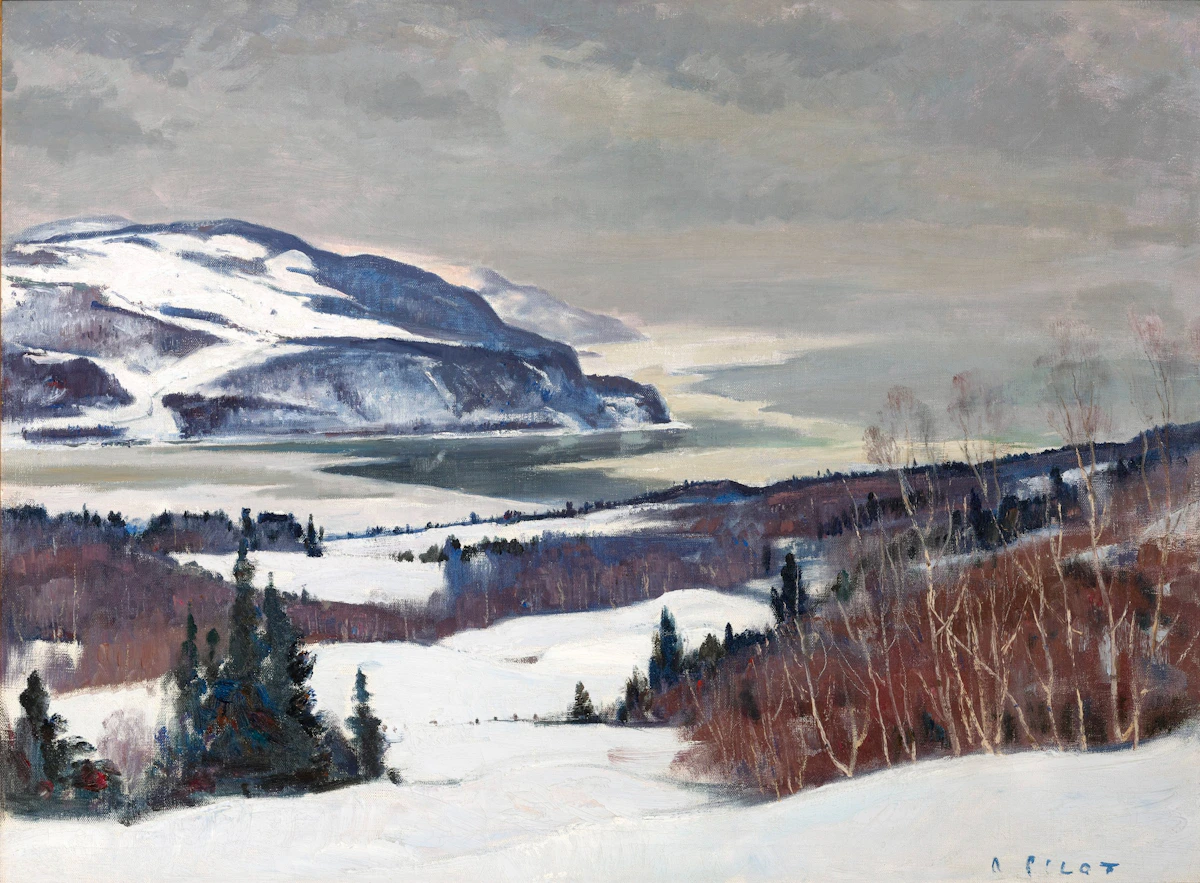 Winter, Baie St. Paul, P.Q. by Robert Wakeham Pilot