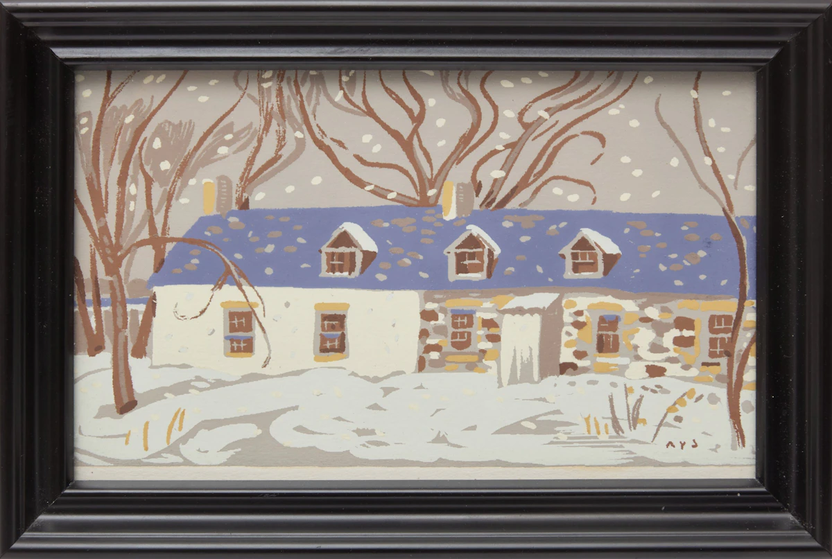 Alexander Young Jackson, D'pencier Home In Owen Sound (From the Coutts Painters Of Canada Series), silkscreen, 1931 - view 2