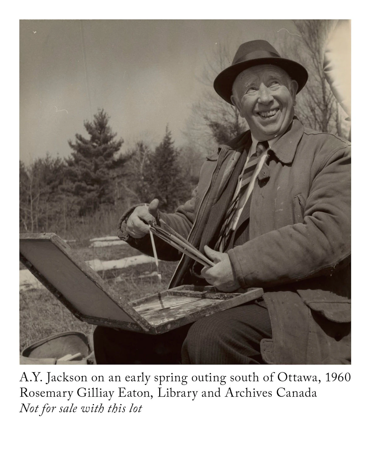 Alexander Young Jackson, Georgian Bay, oil on canvas, 1952 - view 4