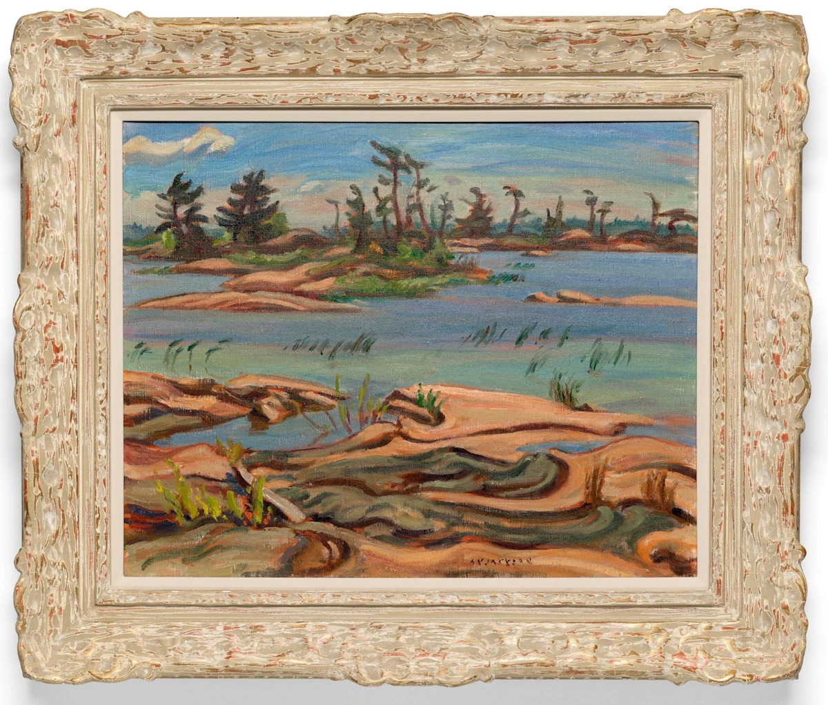 Alexander Young Jackson, Georgian Bay, oil on canvas, 1952 - view 2