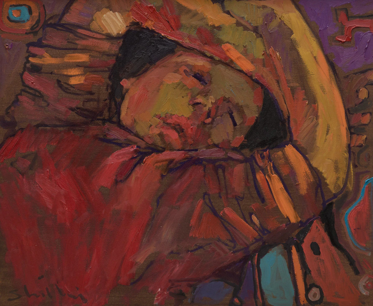 Child Sleeping by Arthur Shilling