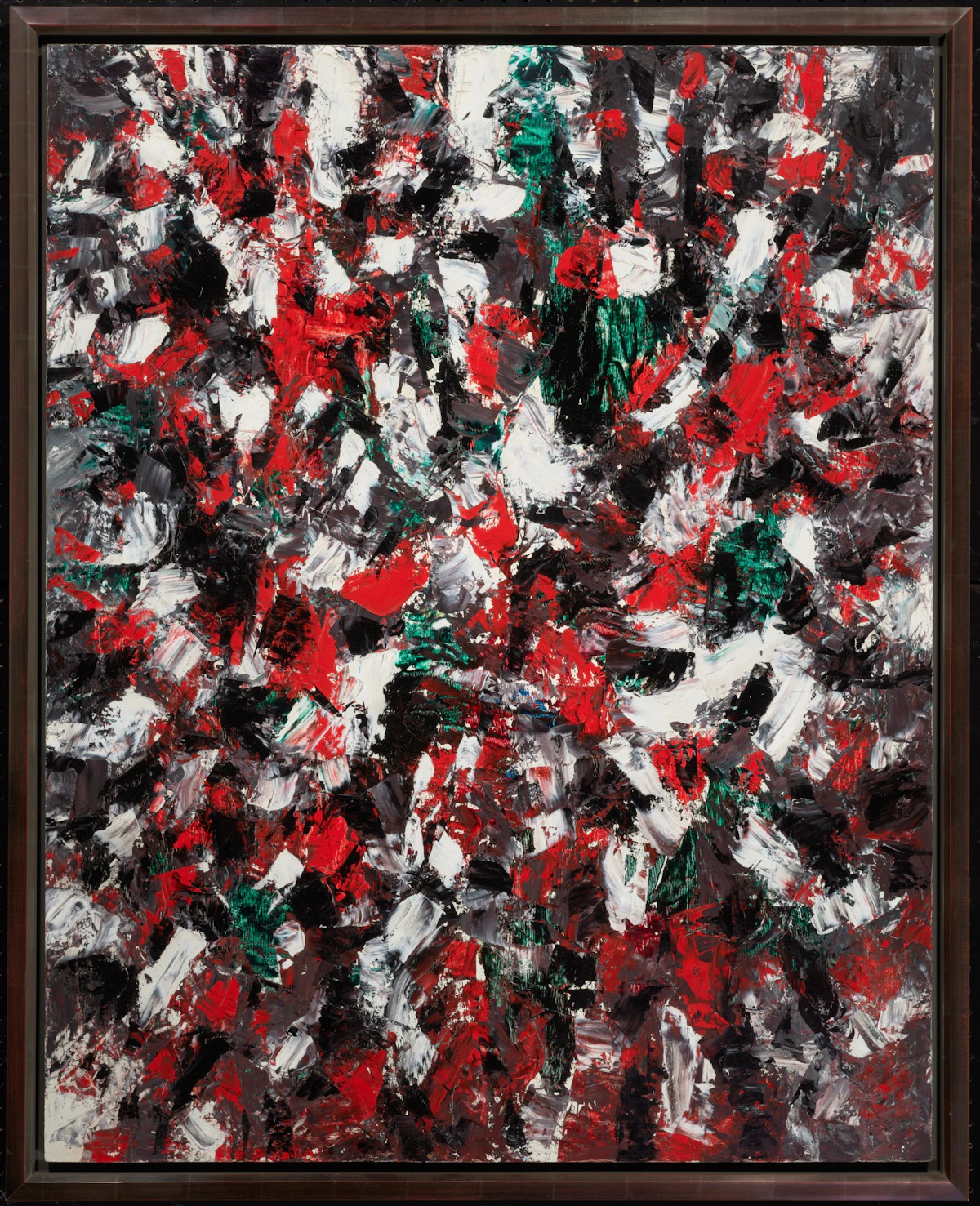 Lise Gervais, Évolution naturelle, oil on masonite, 1959 - view 2