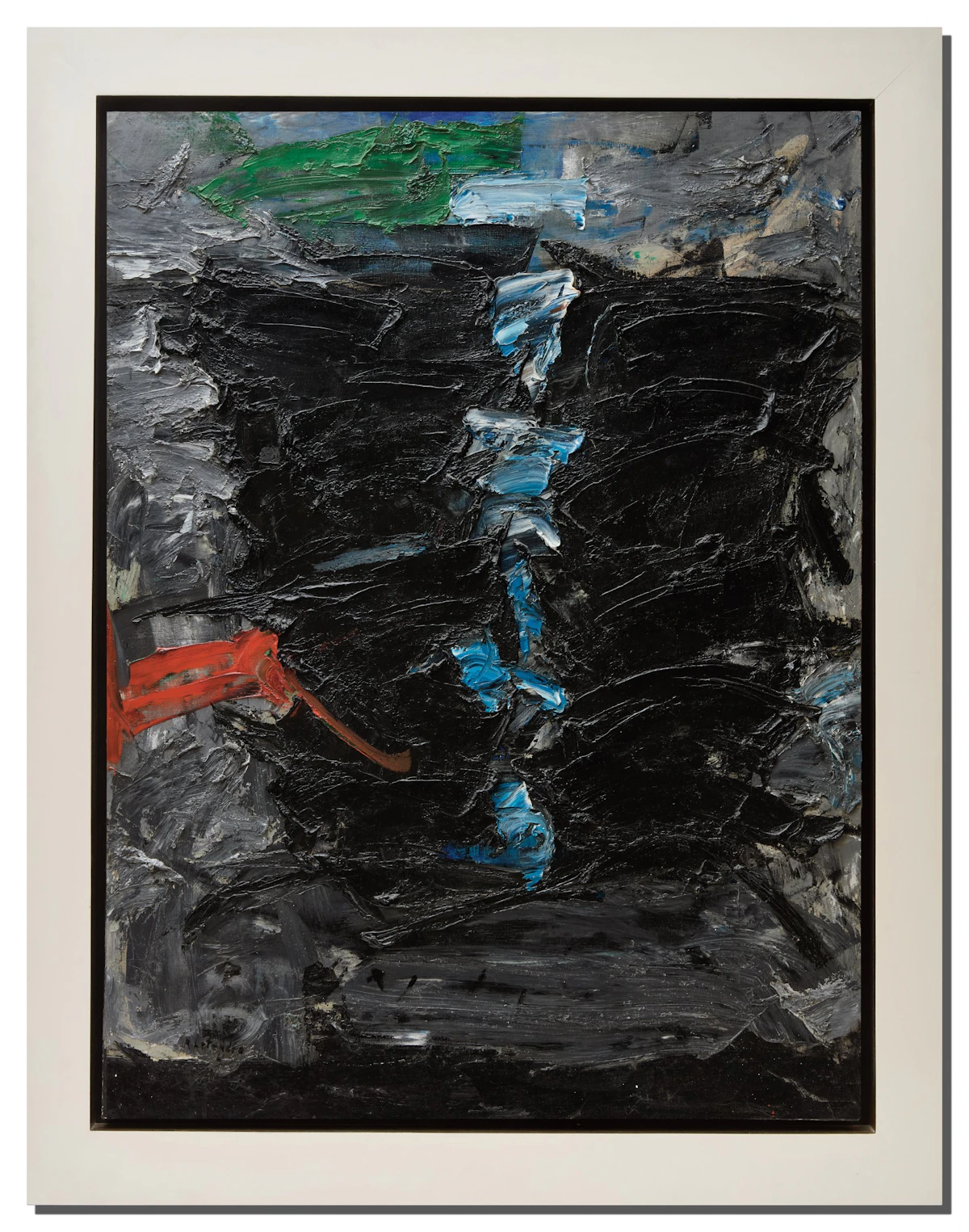 Rita Letendre, Embryon stellaire, oil on canvas, 1961 - view 2
