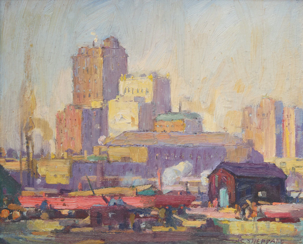 Study for "Commerce" by Peter Clapham Sheppard