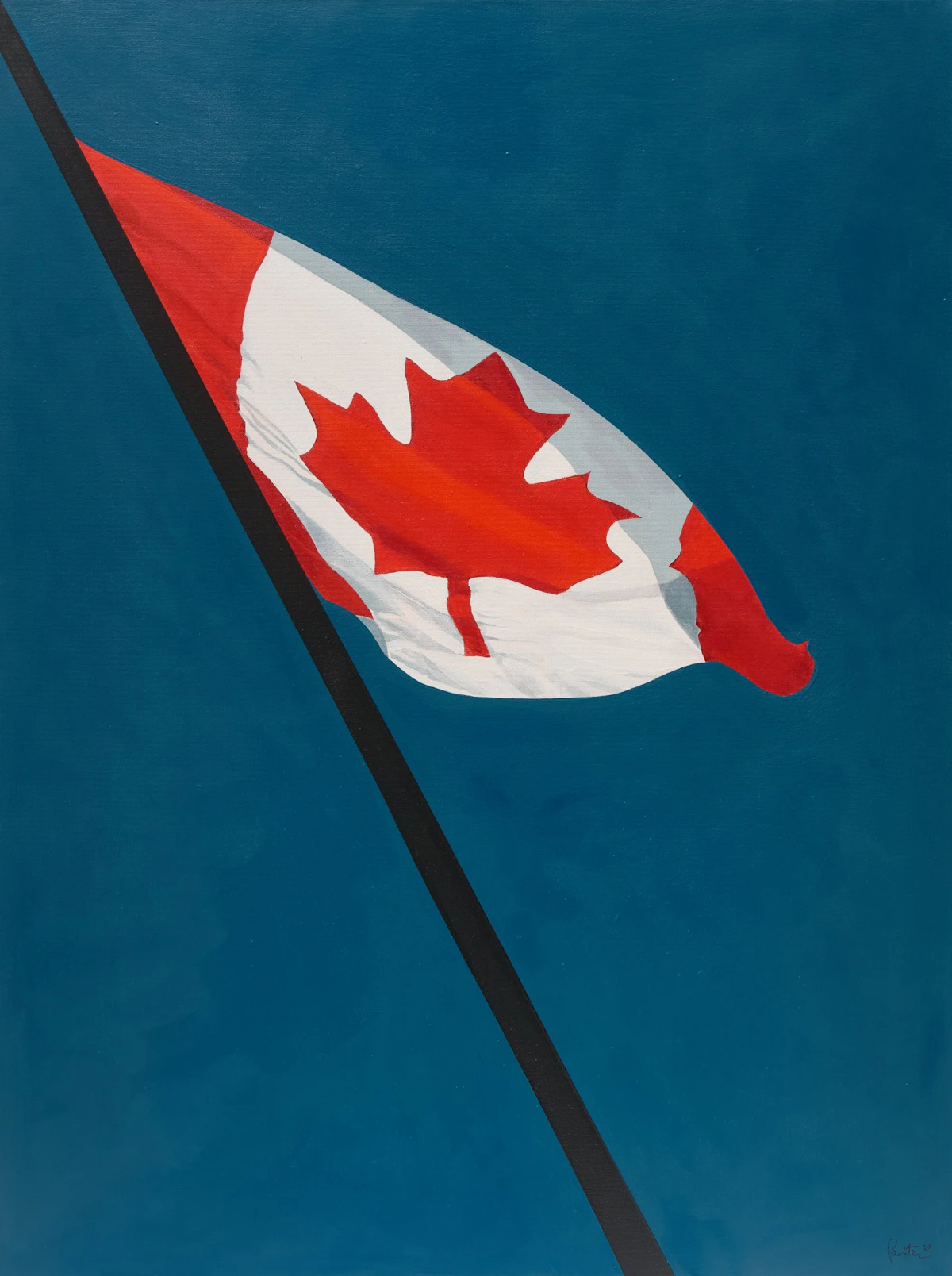 The Painted Flag by Charles Pachter