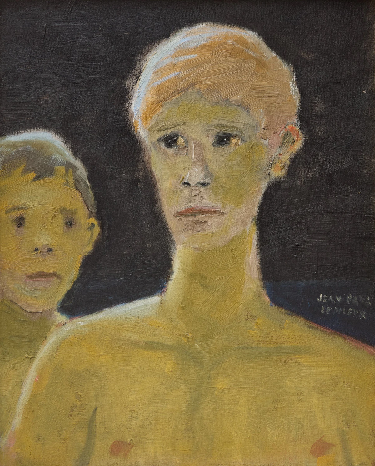 Baigneurs du soir by Jean Paul Lemieux