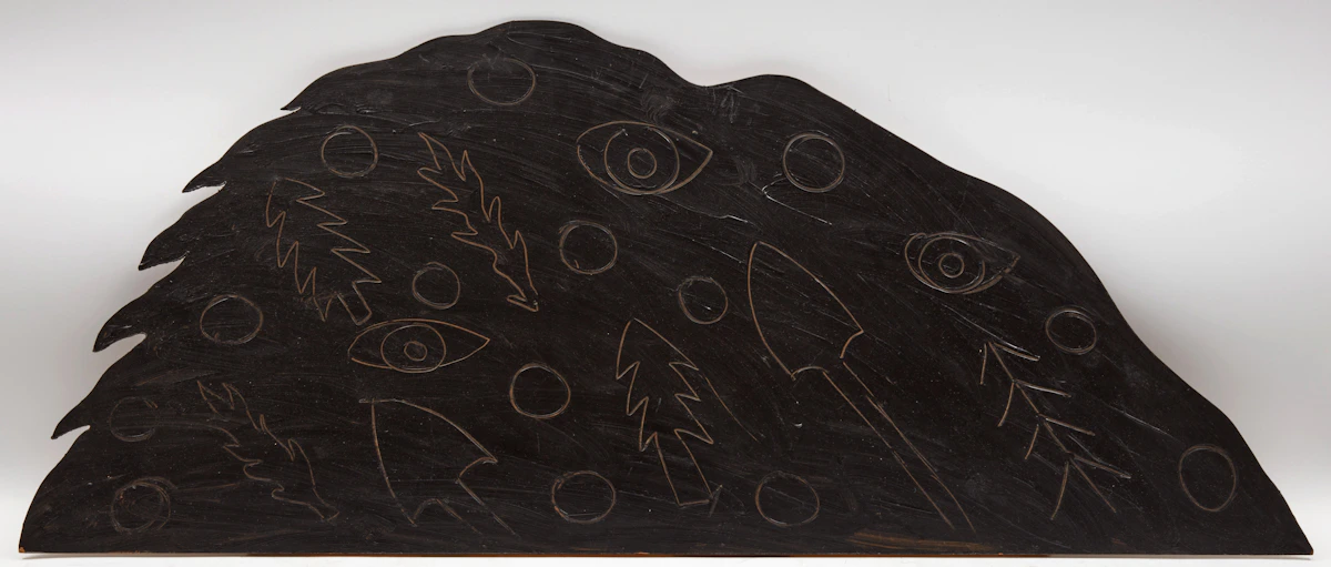 Laurent Bouchard, A-Fric, acrylic and mixed media on canvas, 1987 - view 3