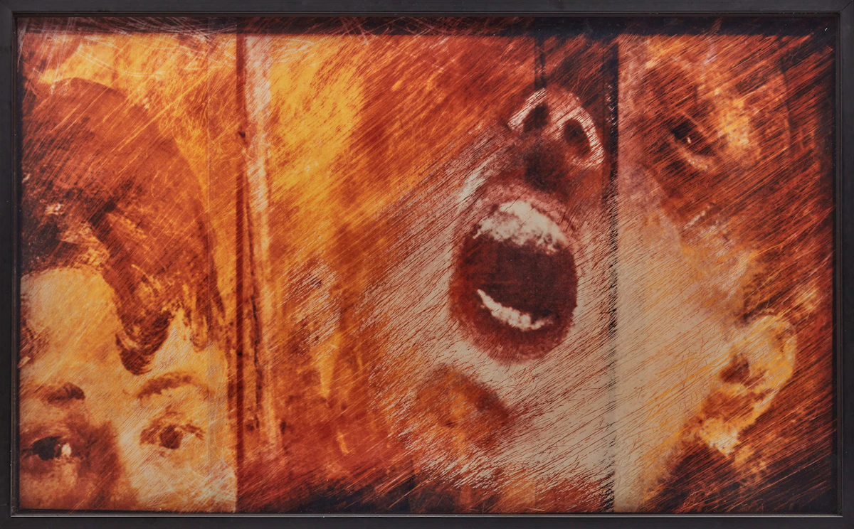 Barbara Astman, Screaming (from the "Dreaming Impressionism" series), ektacolour print