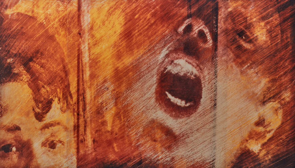 Barbara Astman, Screaming (from the "Dreaming Impressionism" series), ektacolour print, 1998 - view 2