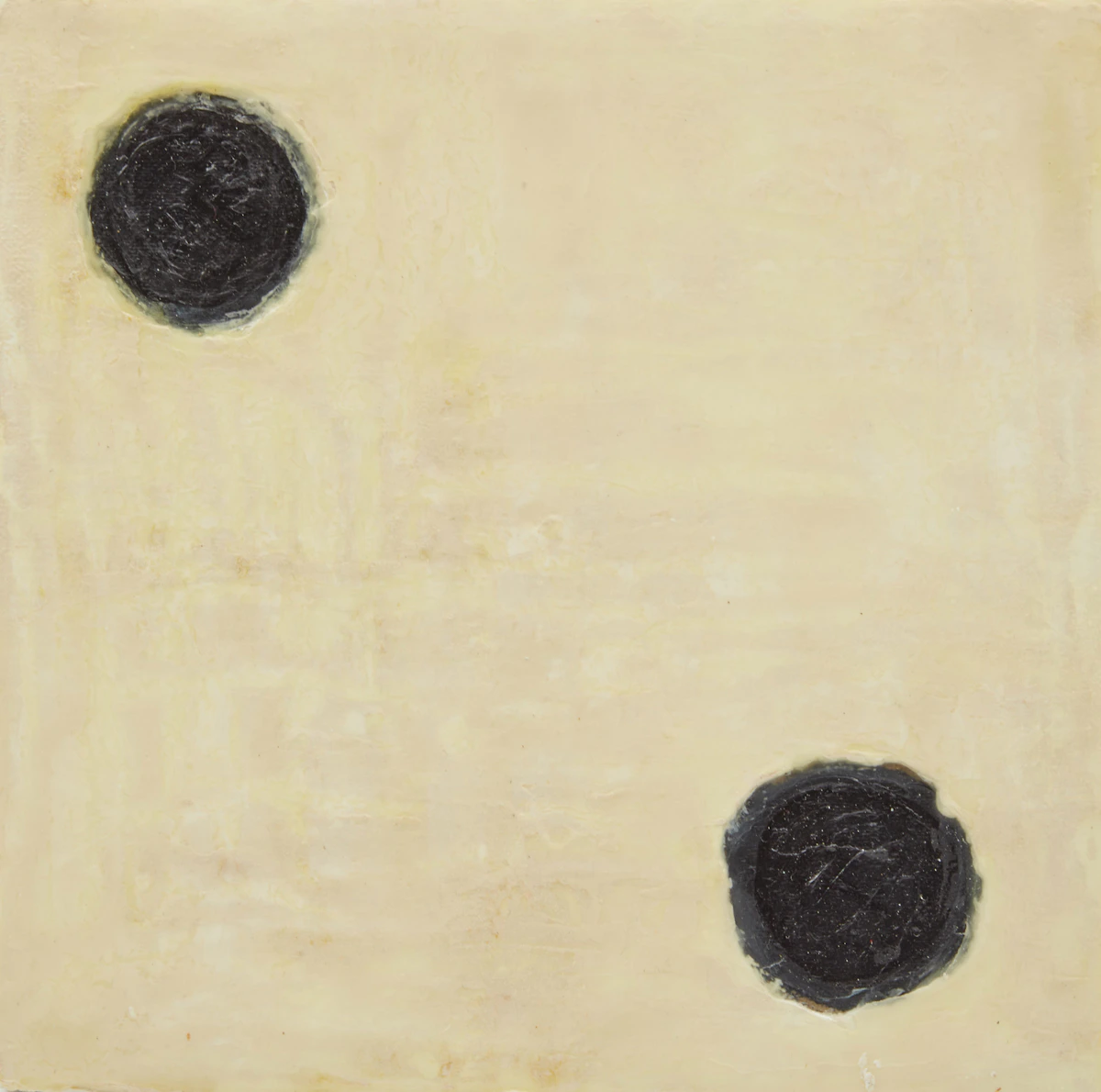 Barbara Steinman, Set of Three Floating Crap Game (Dice Throw #14), three oils and encaustic on canvas, 1993 - view 4
