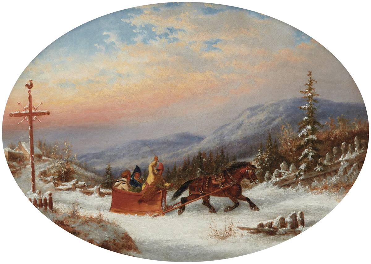 A Trip to Town by Cornelius Krieghoff