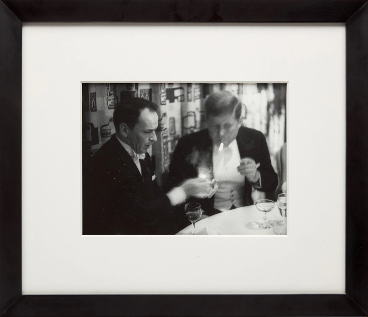 Phil Stern, John F. Kennedy and Frank Sinatra, inkjet print, 1961 - view 2