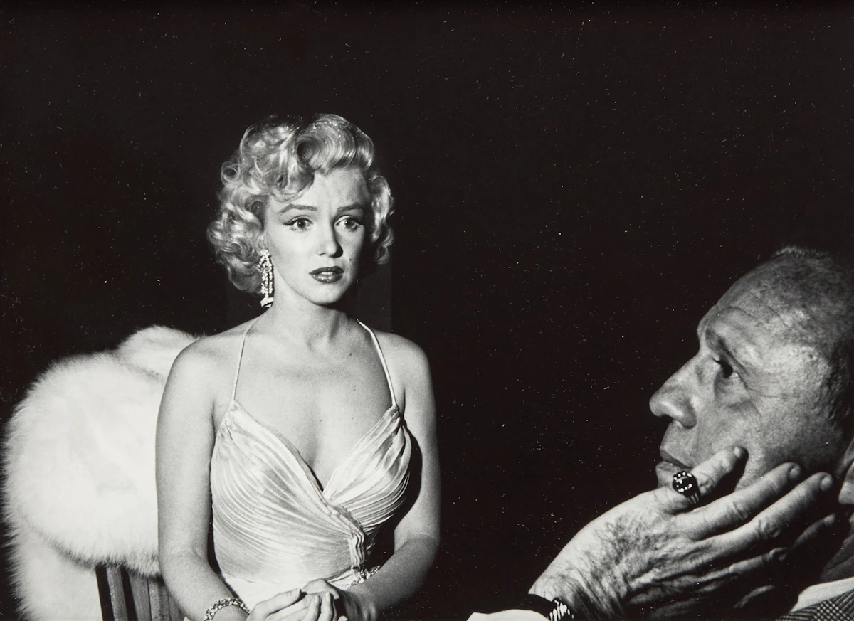 Phil Stern, Marilyn Monroe and Jack Benny, inkjet print