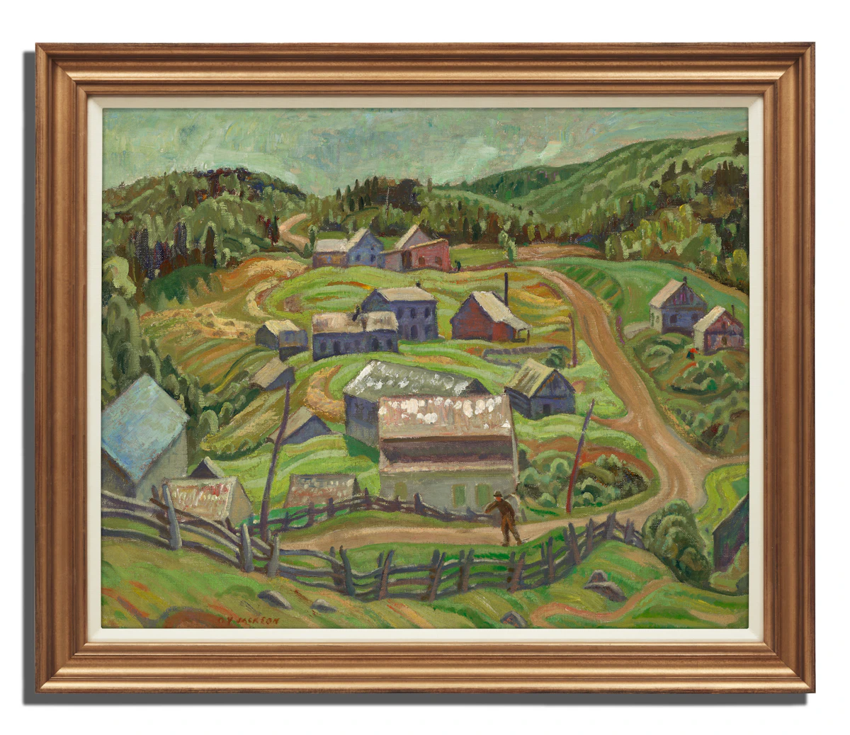 Alexander Young Jackson, Summer Day in the Laurentians, oil on canvas, circa 1950 - view 2