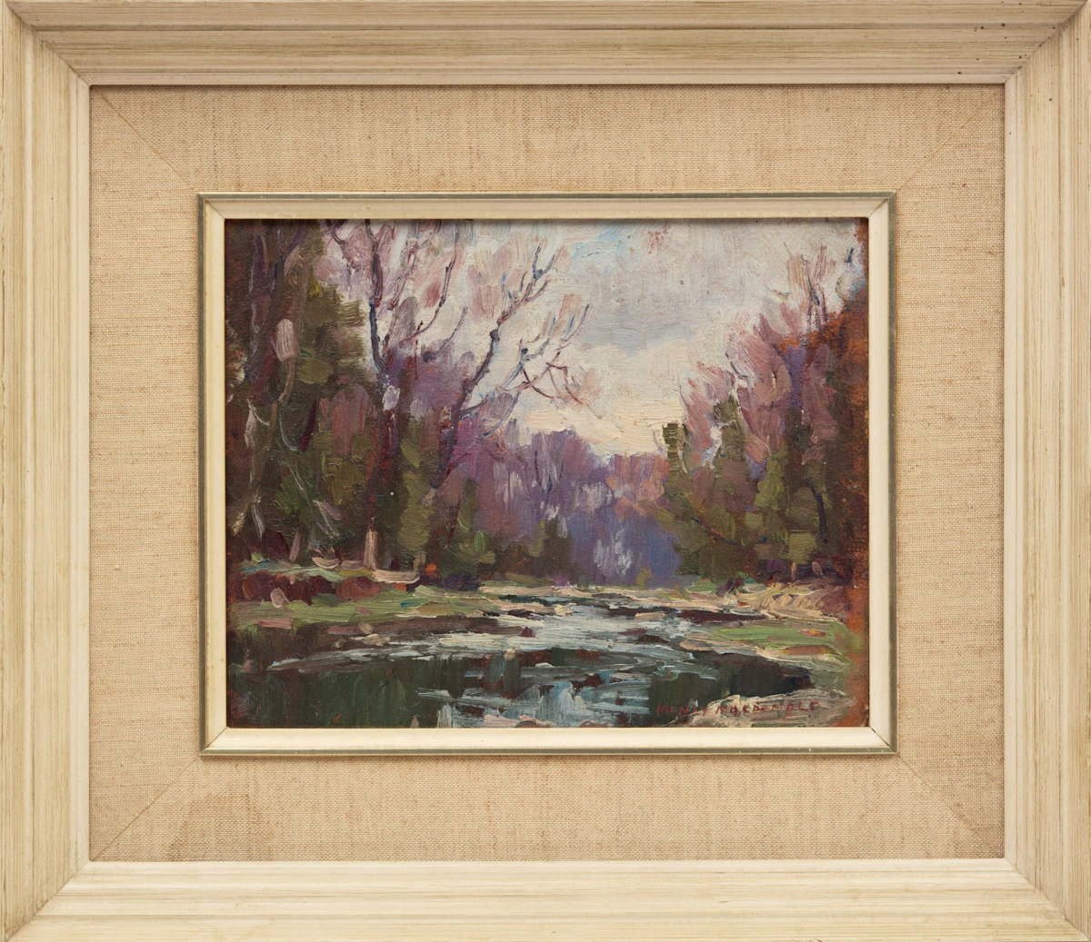Manly Edward MacDonald, Spring, oil on board - view 2