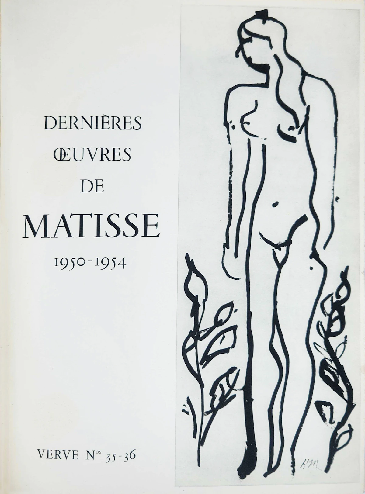 Verve vol. IX, nos 35 and 36. Dernières œuvres de Matisse: 1950-1954 by Verve
