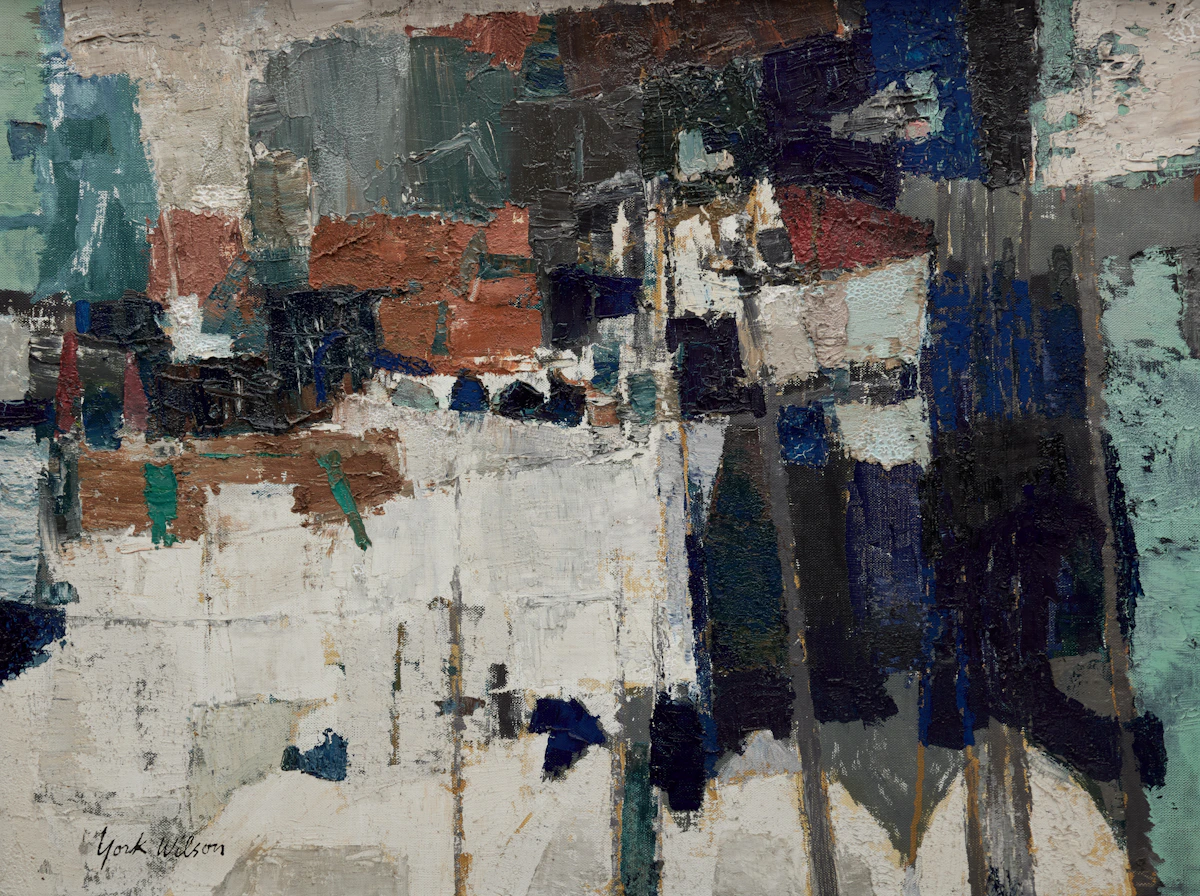 Ronald York Wilson, La Rochelle, oil on canvas