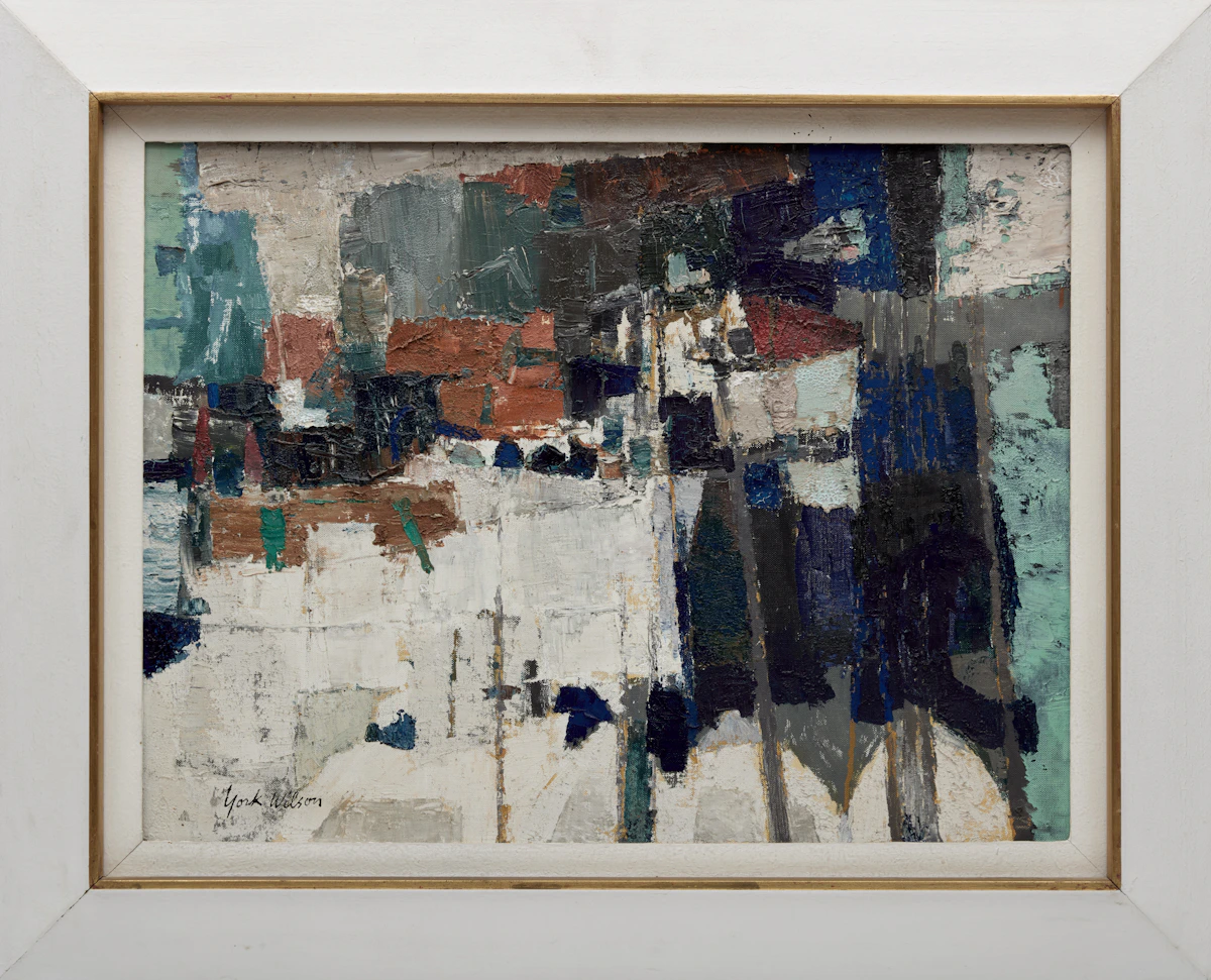 Ronald York Wilson, La Rochelle, oil on canvas - view 2