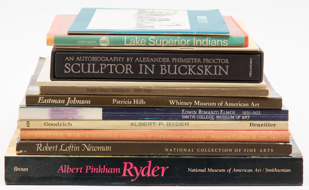 Books and Reference, A Selection of Twelve American Art Reference Books, 12 books