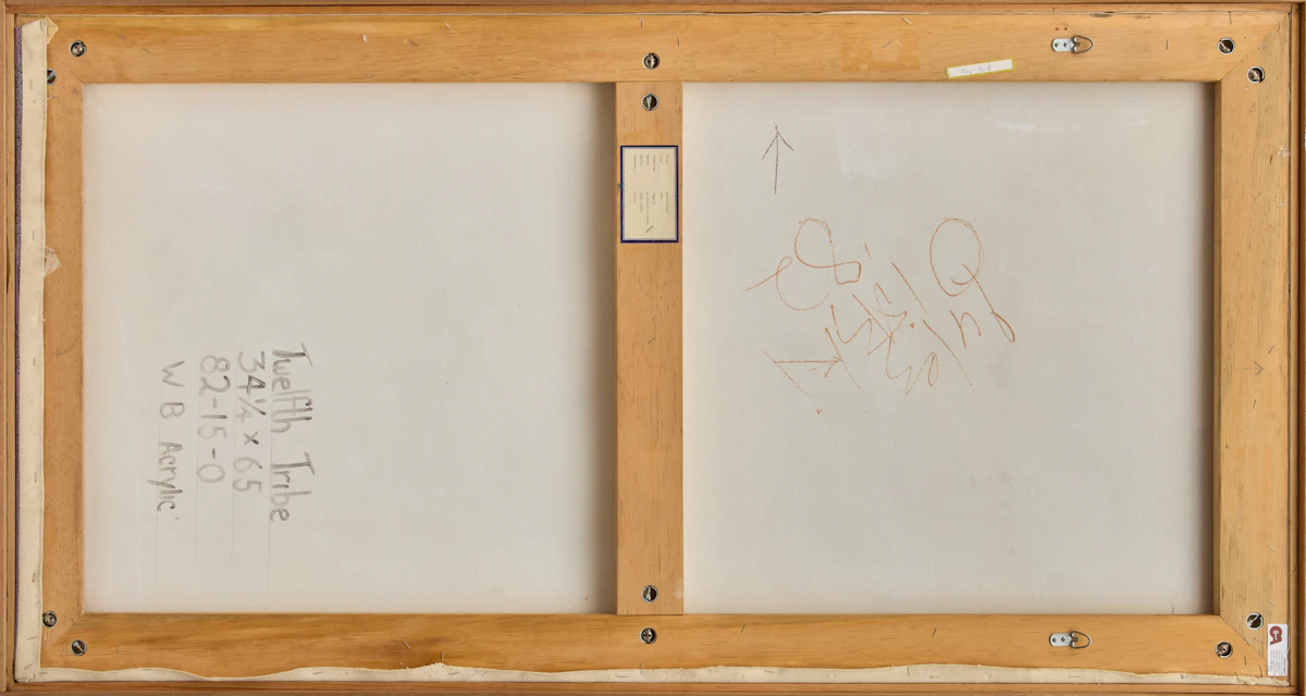 Jules  Olitski, Twelfth Tribe, acrylic on canvas, 1982 - view 3