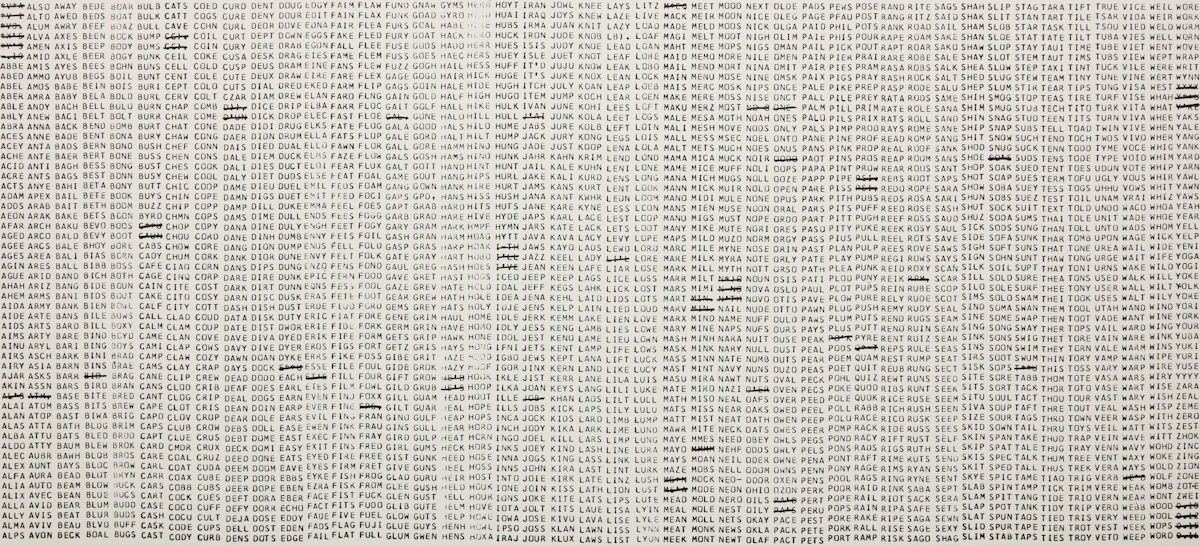 Length 4 by Gerald Ferguson