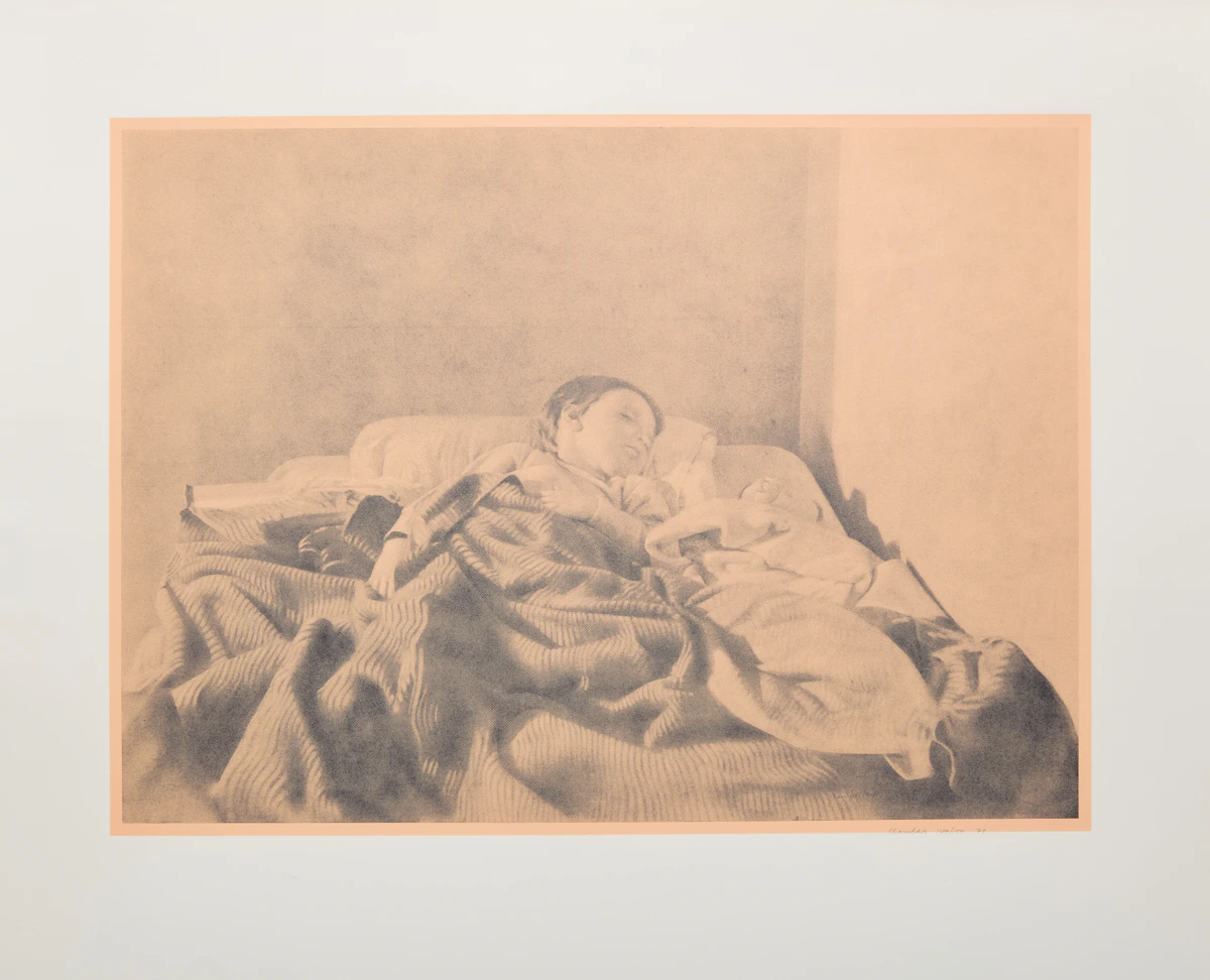 Jack Chambers, Diego Sleeping II, colour lithograph, 1972 - view 2