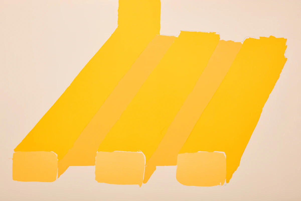 Unitled (Yellow Abstraction); Float; Caldwel by Robert Gray Murray