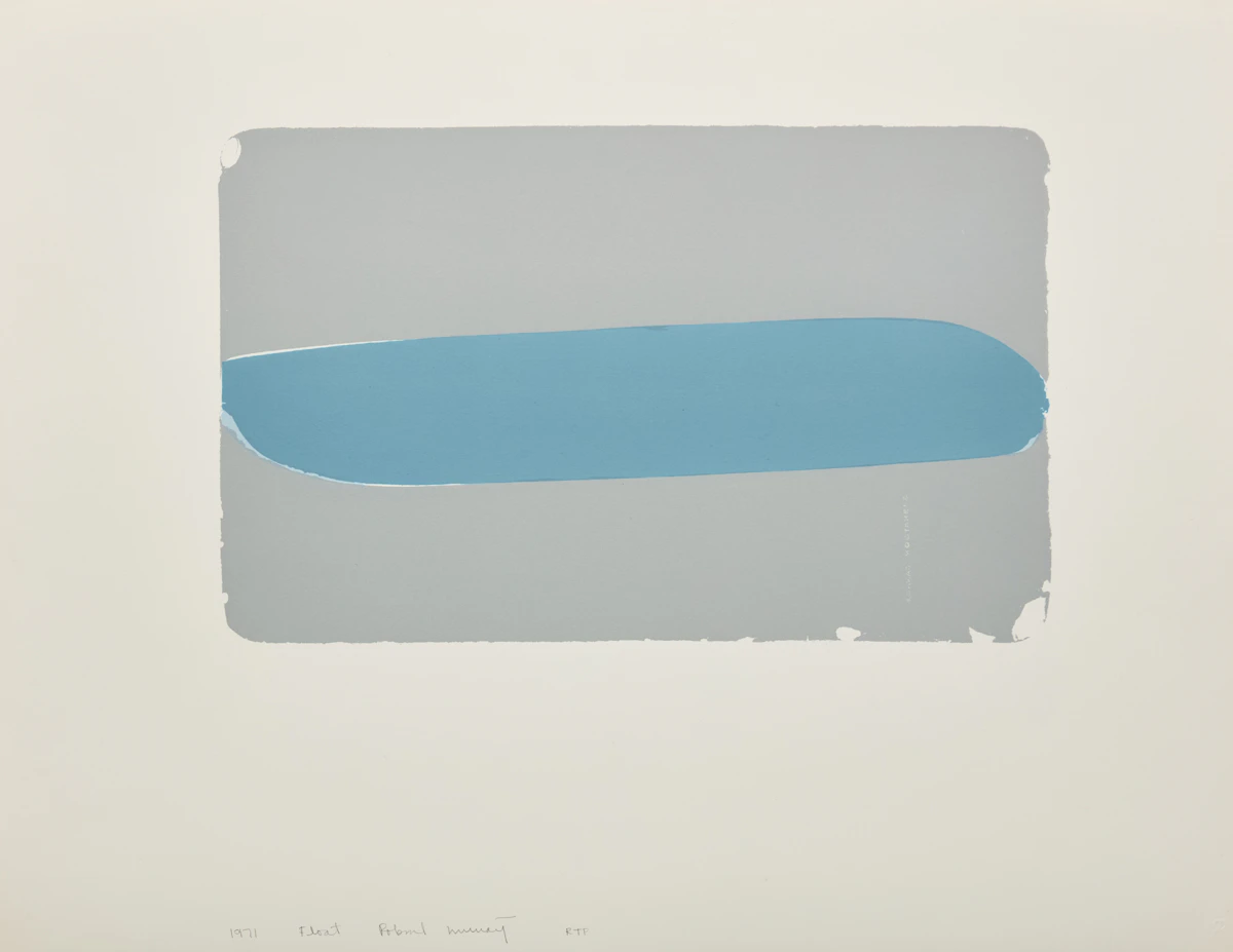 Robert Gray Murray, Unitled (Yellow Abstraction); Float; Caldwel, three colour serigraphs - view 3