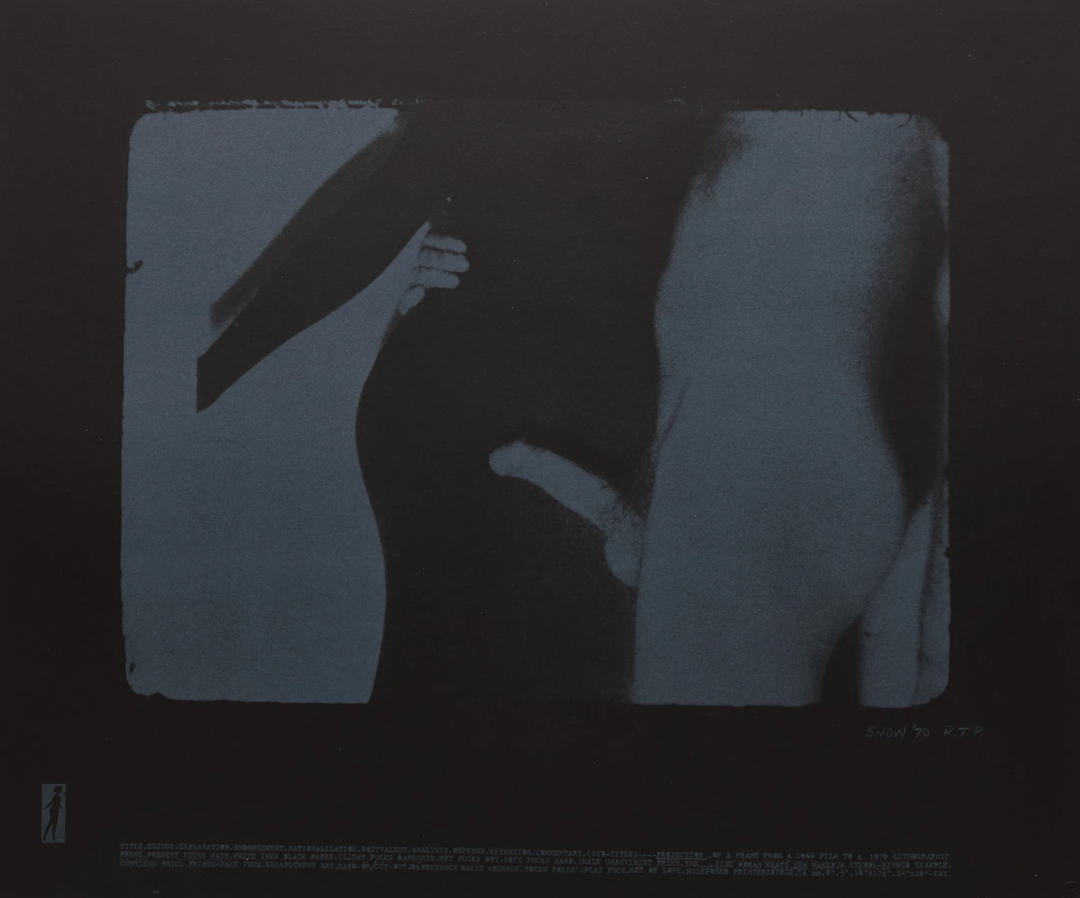 Michael James Aleck Snow, Projection, lithograph, 1970 - view 2