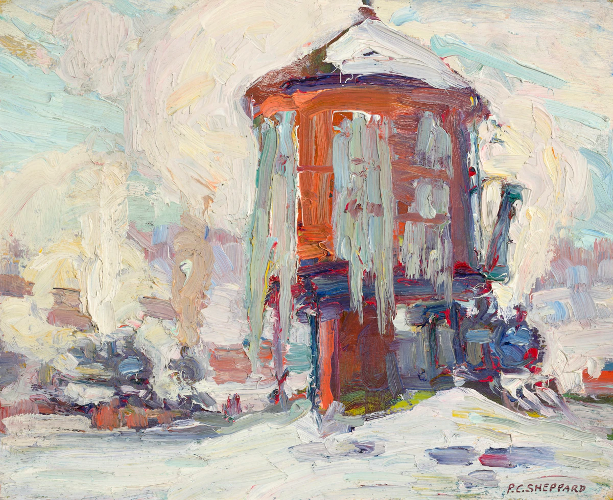 The Gas Works by Peter Clapham Sheppard