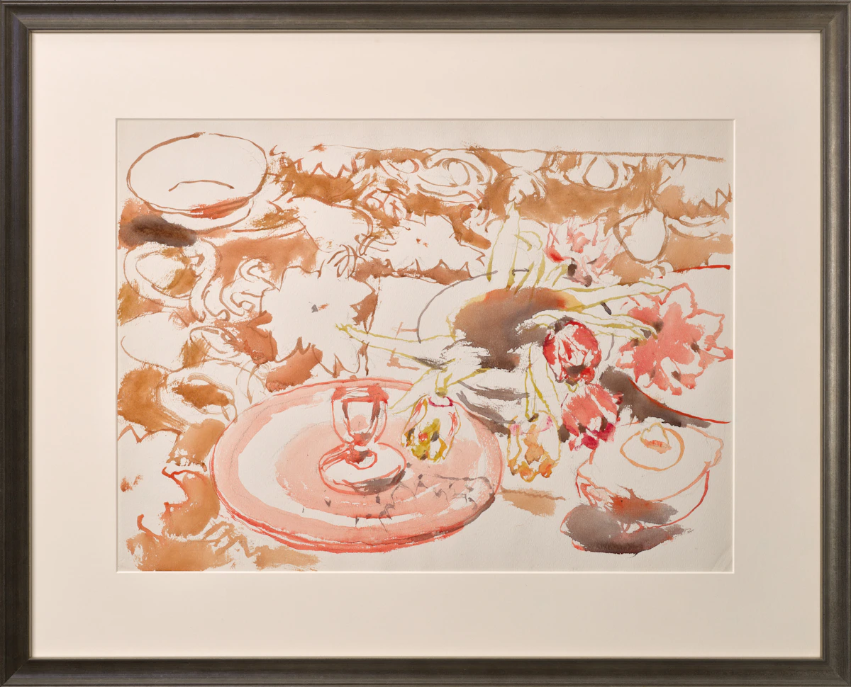 David Brown Milne, The Glass Dish, watercolour, 1940 - view 2
