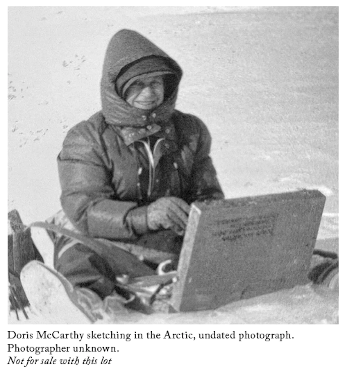 Doris Jean McCarthy, Grey Fog Arctic, oil on canvas, 1981 - view 4