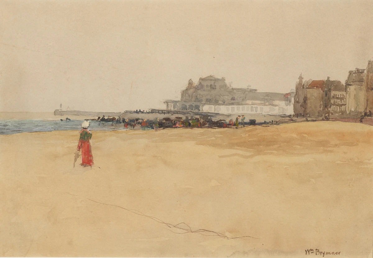 William Brymner, Ostend, Belgium, watercolour on paper