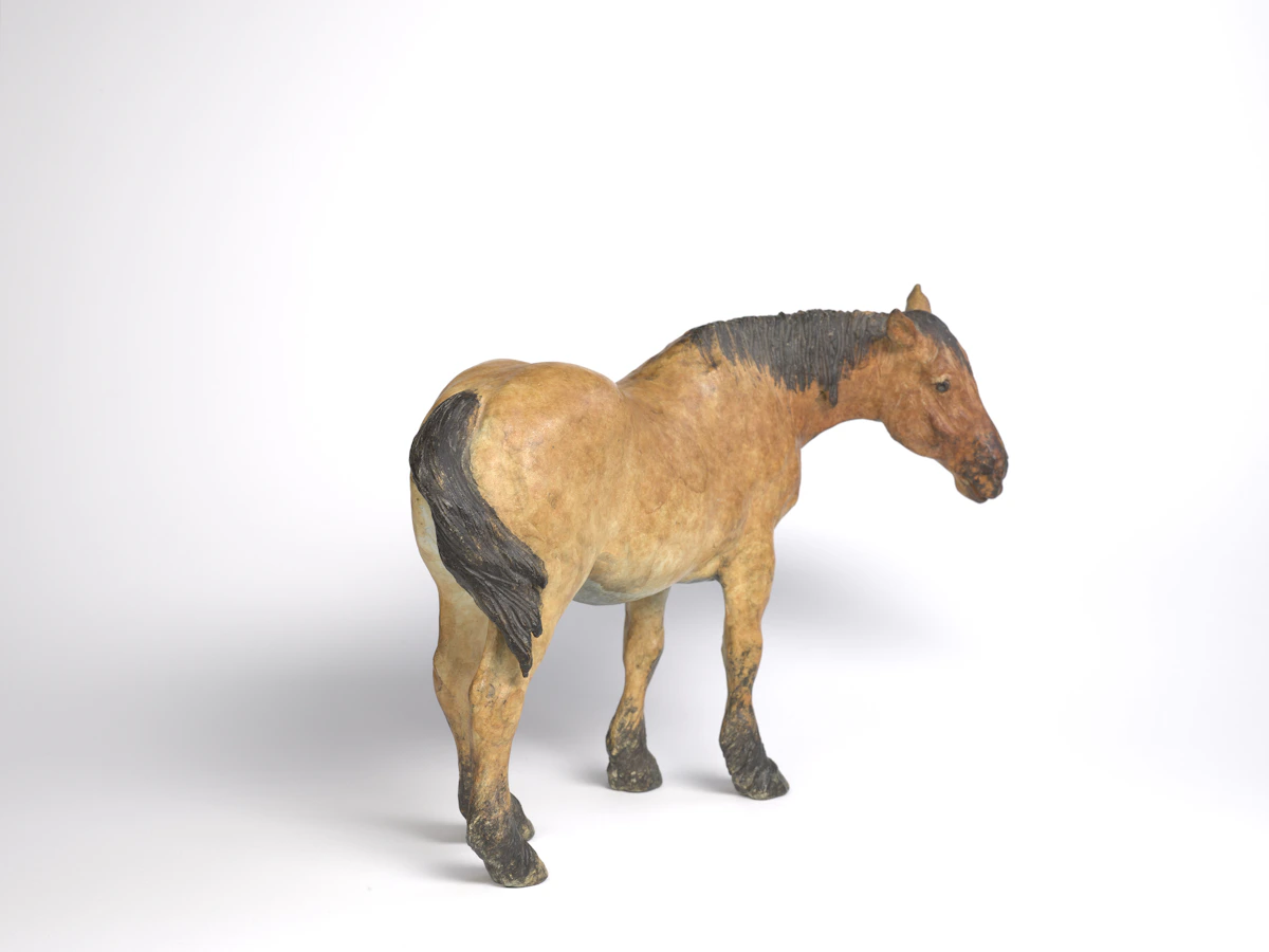 Joe Fafard, Maud, painted bronze, 2001 - view 4