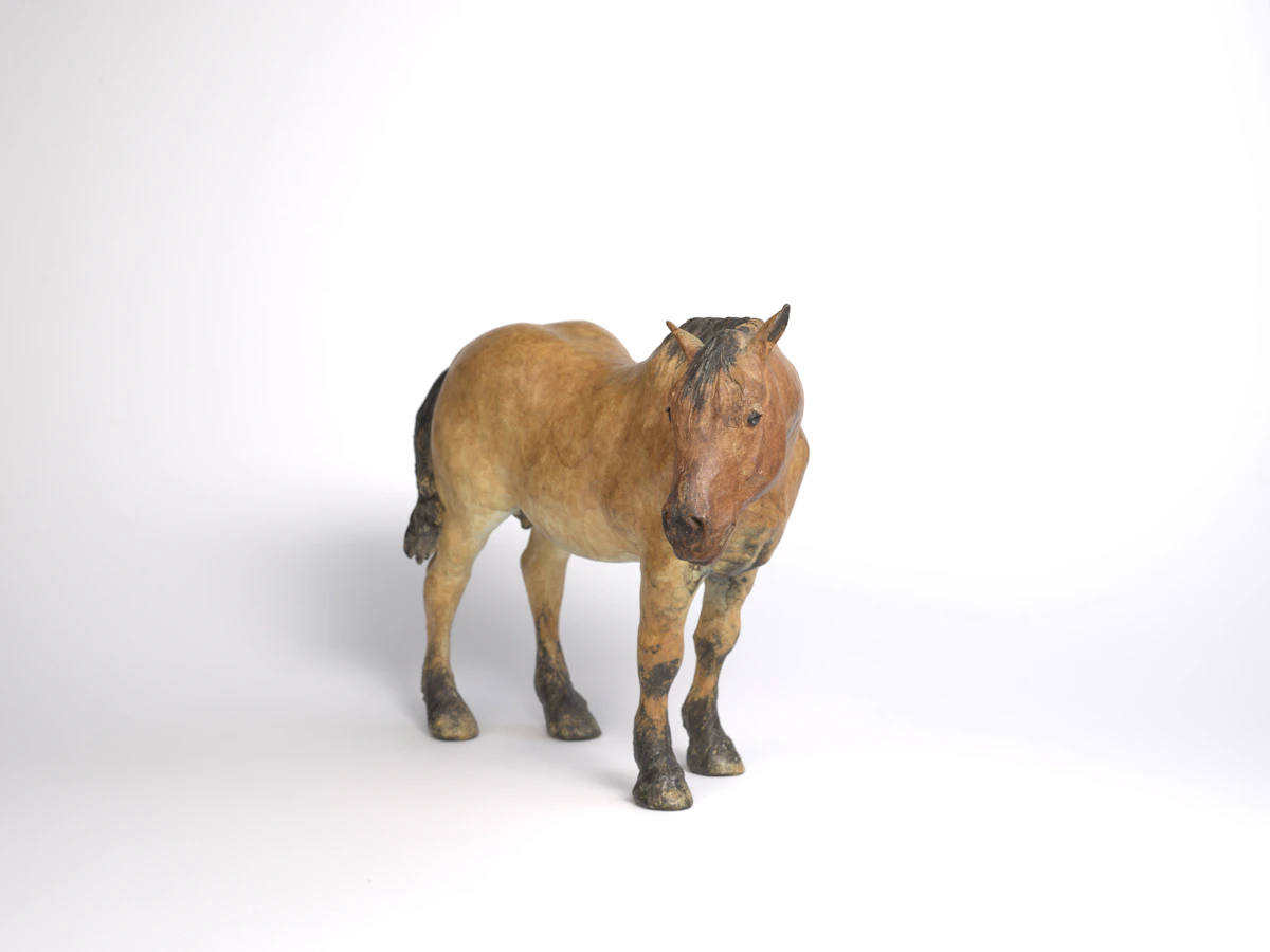 Joe Fafard, Maud, painted bronze, 2001 - view 2