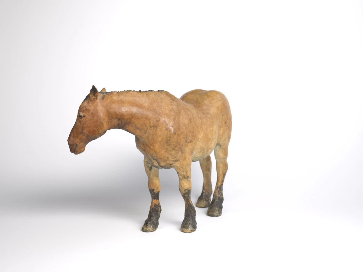 Joe Fafard, Maud, painted bronze, 2001 - view 3