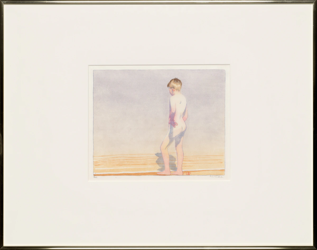 Walter Joseph Phillips, John, colour woodcut, 1928 - view 2